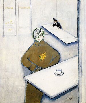 Lady with coffee