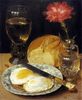 Bread, eggs, wine, Carnation